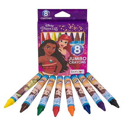 Disney Princess 8 Count Jumbo Crayons