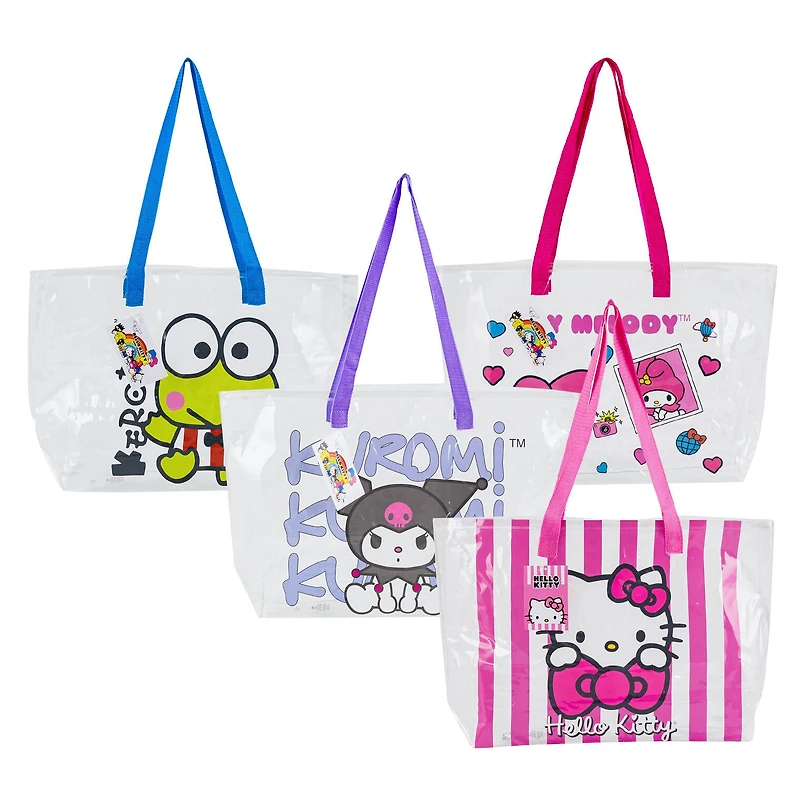 Hello Kitty & Friends 14" Clear Tote Bag Assorted Styles