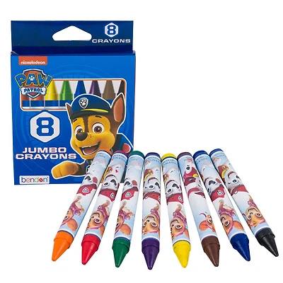 Nickelodeon Paw Patrol 8 Count Jumbo Crayons