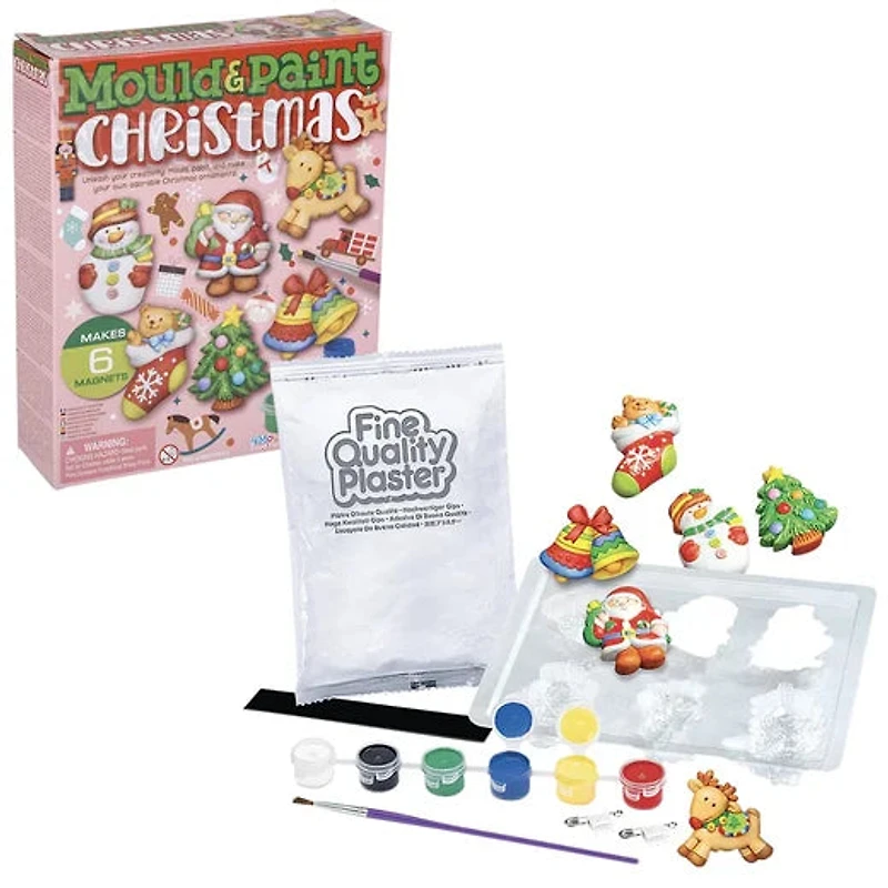 3D Mould & Paint - Christmas Magnets
