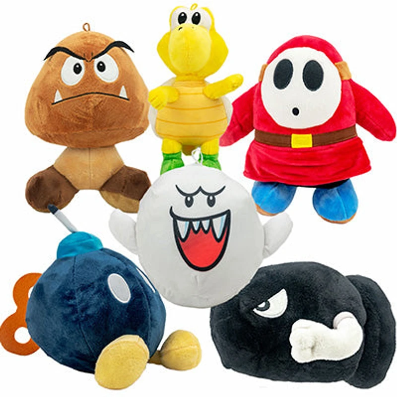 10.5" Nintendo Villain Plush Assorted Styles