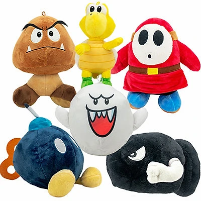 10.5" Nintendo Villain Plush Assorted Styles