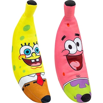 13" SpongeBob and Patrick Banana Plush Assorted Styles