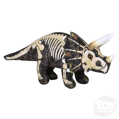 15.5" Fossil Print Triceratops