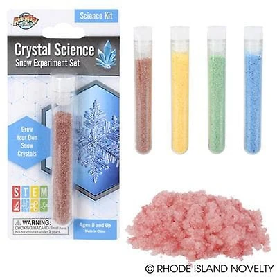 4.25" Growing Snow Crystal Test Tube