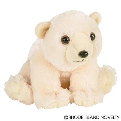 8" Animal Den Polar Bear Plush
