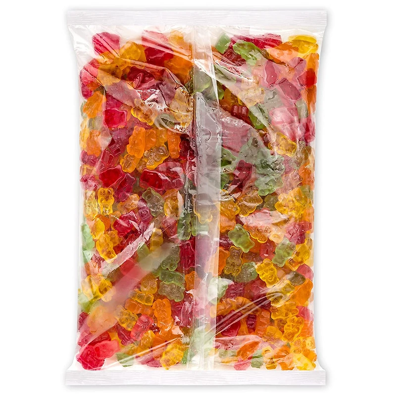5 Natural Flavor Gummi Bears 5 lb. Bag