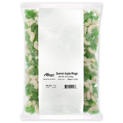 Gummi Apple Rings 4.5 lb. Bag