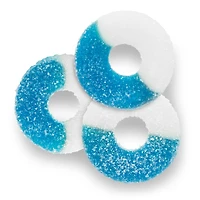 Gummi Blue Raspberry Rings 4.5 lb. Bag