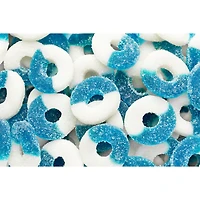 Gummi Blue Raspberry Rings 4.5 lb. Bag
