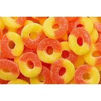 Gummi Peach Rings 4.5 lb. Bag