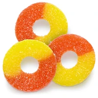 Gummi Peach Rings 4.5 lb. Bag