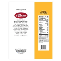Gummi Peach Rings 4.5 lb. Bag
