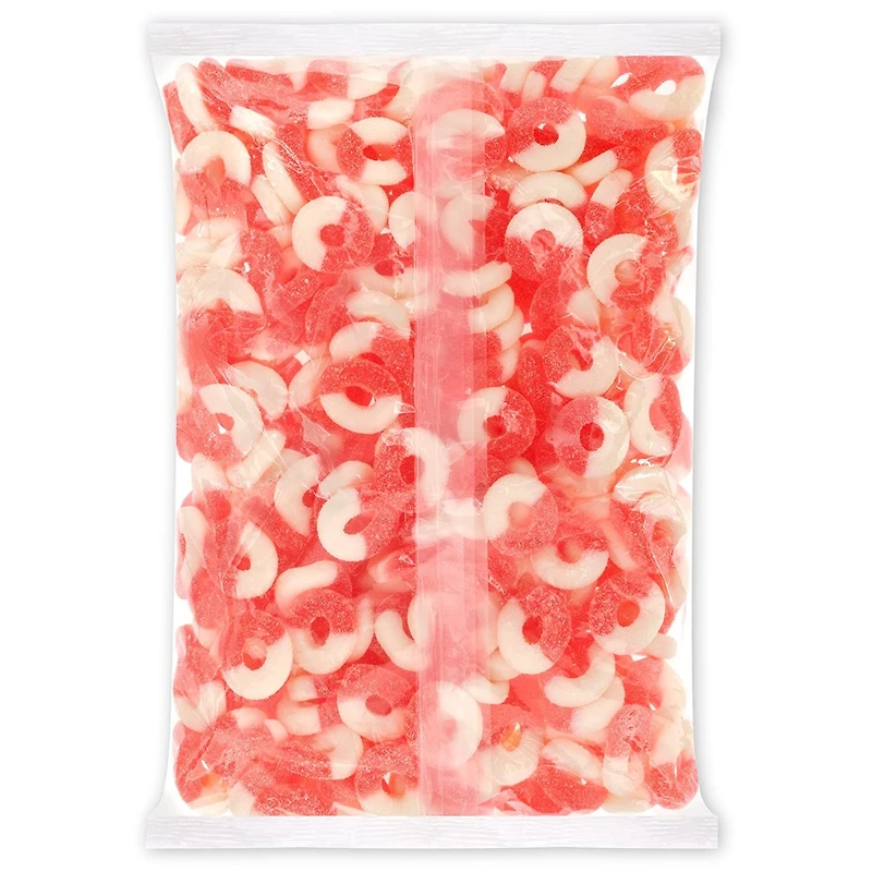 Gummi Watermelon Rings 4.5 lb. Bag