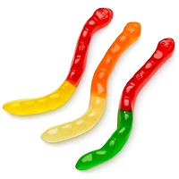 Large Assorted Fruit Gummi Worms 5 lb. Bag