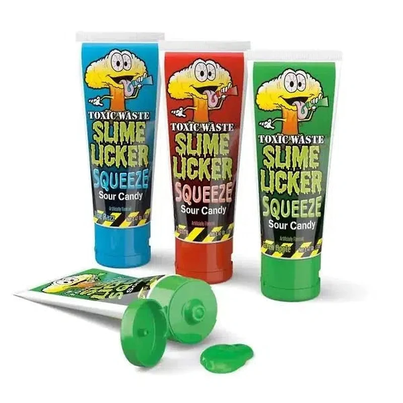 Toxic Waste Slime Licker Squeeze Assorted Flavors 2.47 oz.
