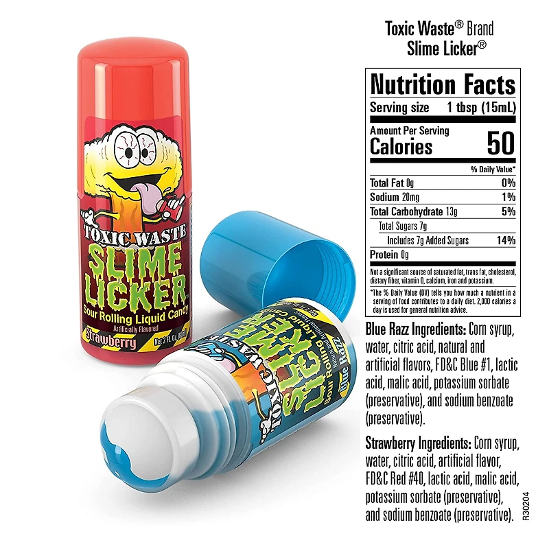 Toxic Waste Slime Licker Version 2.0 - 2 oz. Assorted Flavors
