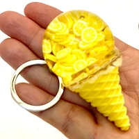 Assorted Fruit Ice Cream Key Charm