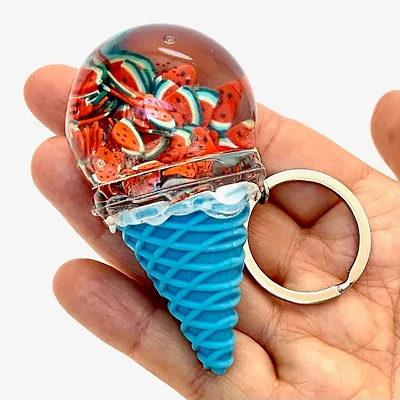 Assorted Fruit Ice Cream Key Charm