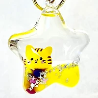 Assorted Kitty Star Key Charm