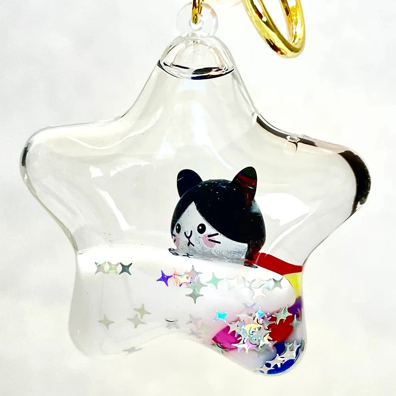 Assorted Kitty Star Key Charm