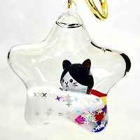 Assorted Kitty Star Key Charm