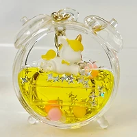 Assorted Unicorn Clock Floaty Key Charm