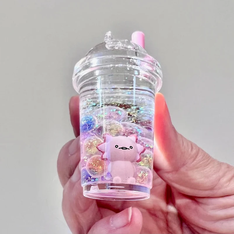 Axolotl Boba Floaty Key Charm