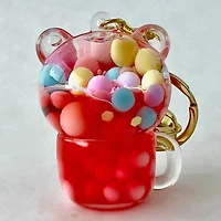 Bear Boba Floaty Key Charm