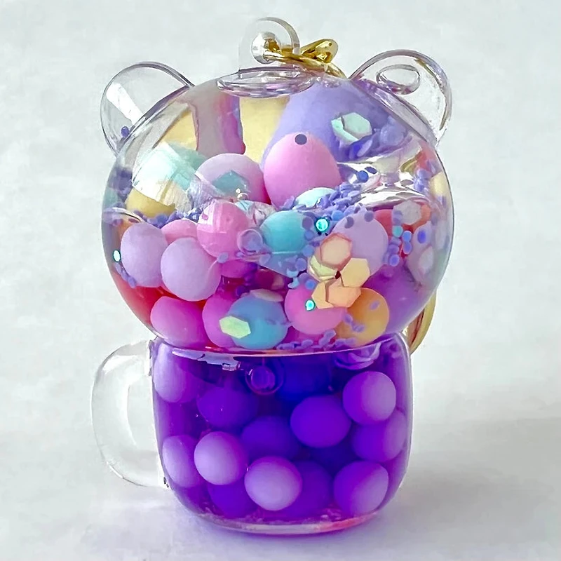 Bear Boba Floaty Key Charm