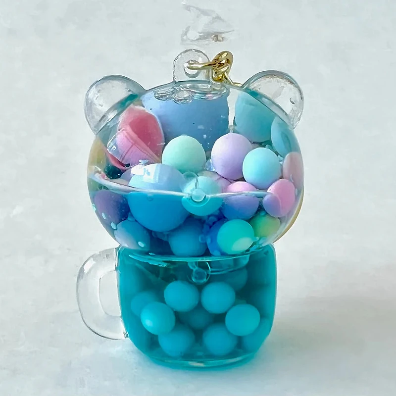 Bear Boba Floaty Key Charm