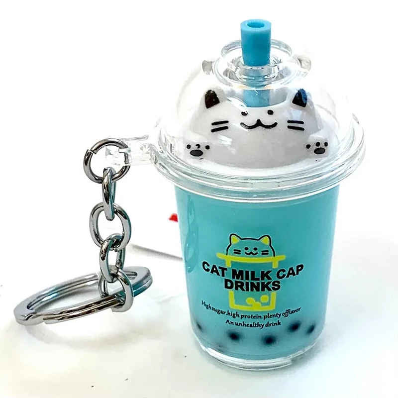 Cat Boba Tea Charm