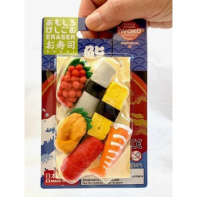 Iwako Sushi Eraser Card