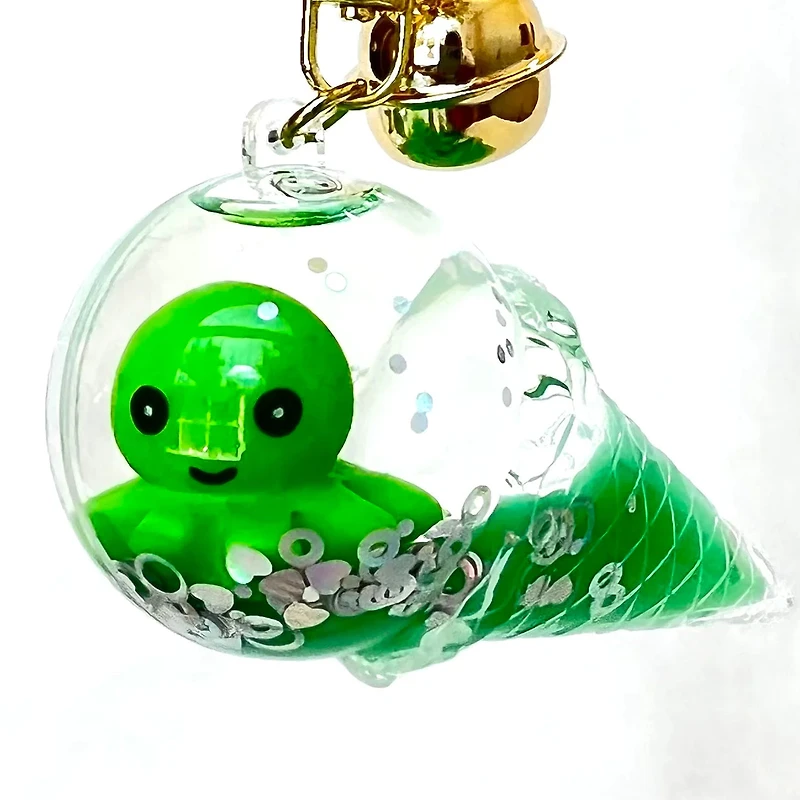 Octopus Ice Cream Floaty Key Charm