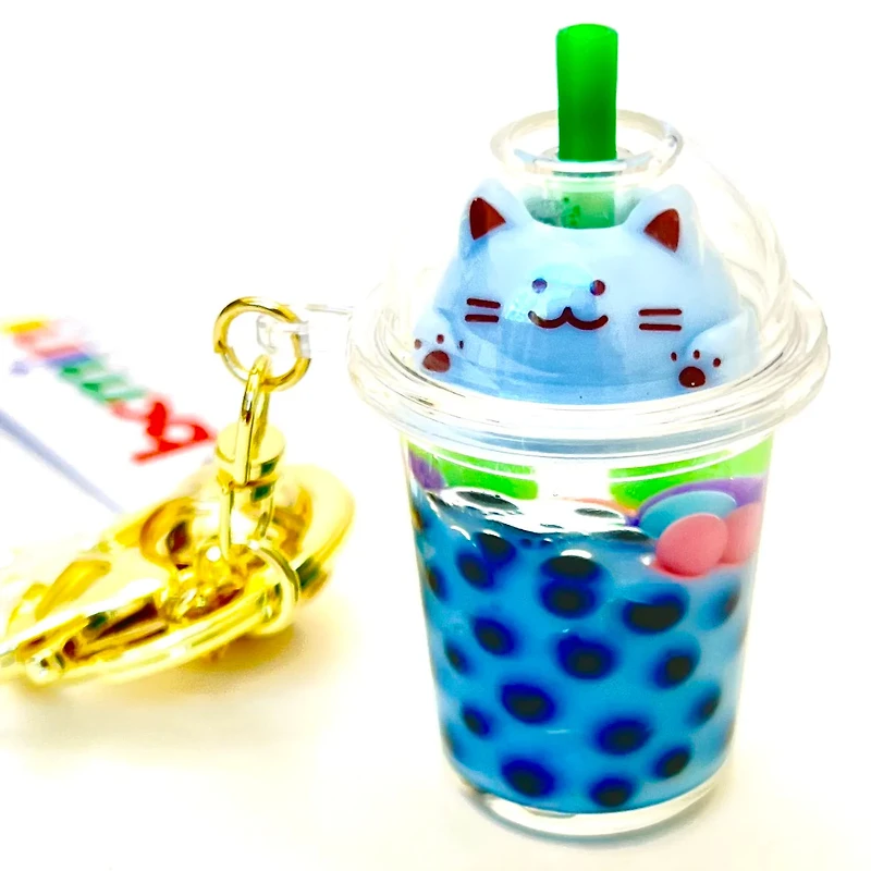 Pastel Kitty Floaty Key Charm