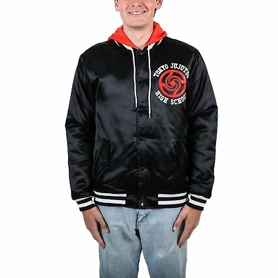 Jujutsu Kaisen Satin Hooded Pre-pack Bomber Jacket