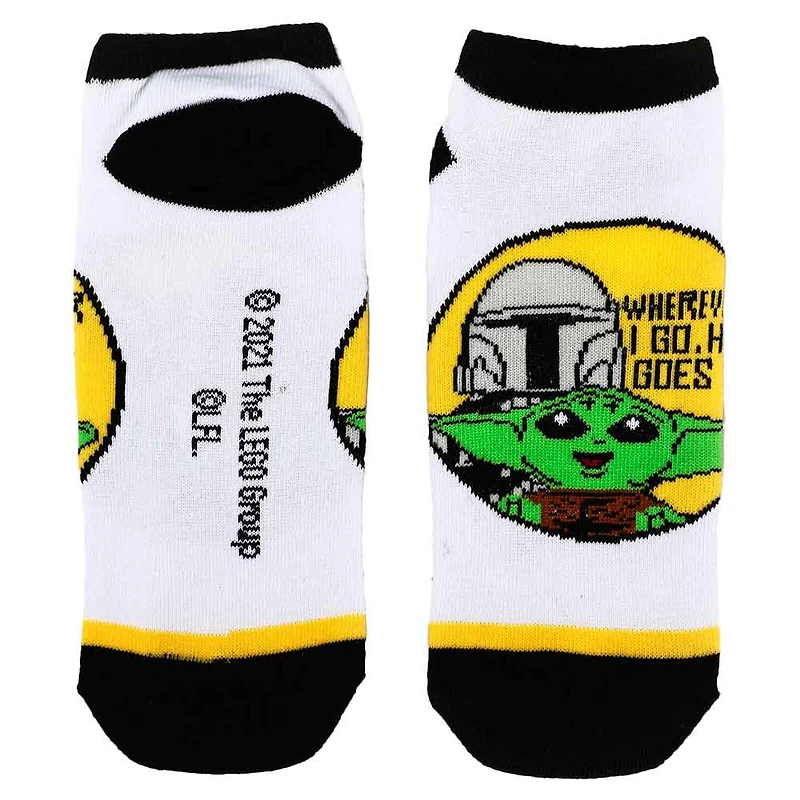 LEGO x Star Wars The Mandalorian Grogu Youth - 5 Pair Ankle Socks
