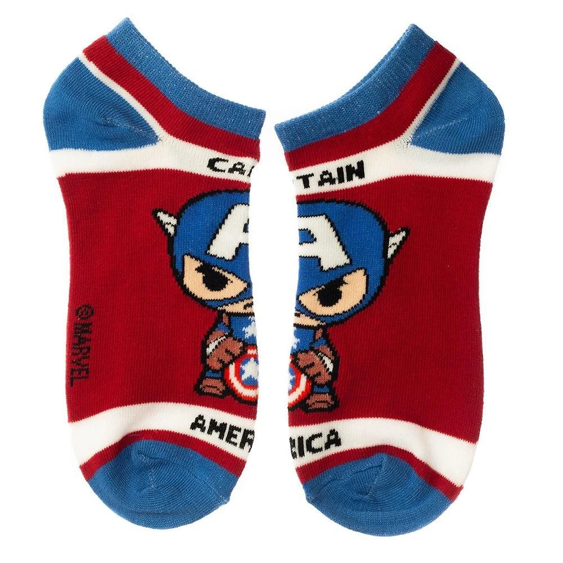 Marvel Chibi Avengers - 5 Pair Ankle Socks