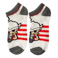Marvel Chibi Avengers - 5 Pair Ankle Socks