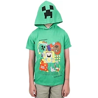 Minecraft: Build/Explore/Create - Youth Cosplay Hooded Tee