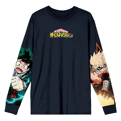 My Hero Academia: Deku & Bakugo - Long Sleeve Unisex Pre-pack Tee