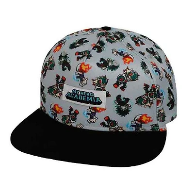 My Hero Academia - Sublimated Youth Flat Bill Snapback Hat