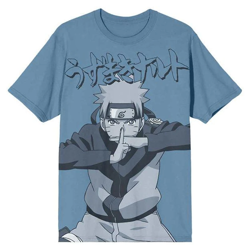 Naruto Ox Hand Pose Oversized Print Unisex Tee
