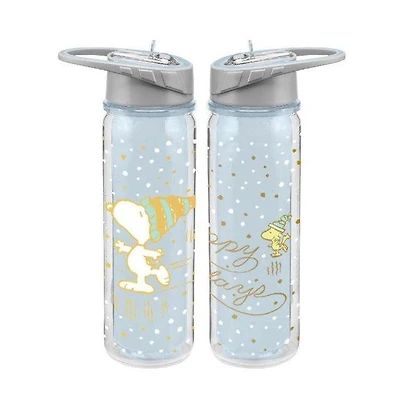 Peanuts Snoopy Happy Holidays 16 oz. Water Bottle