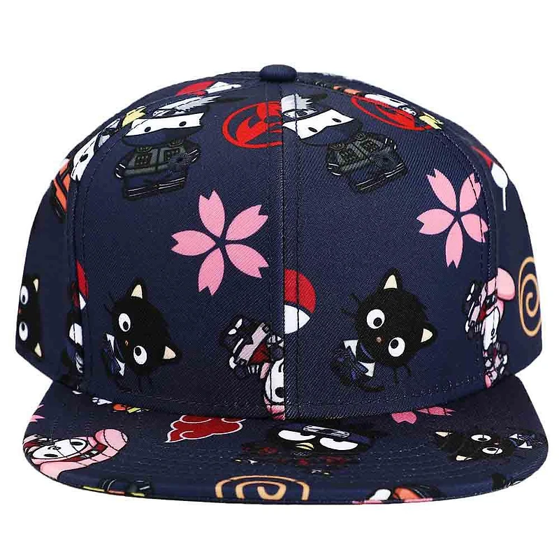 Sanrio x Naruto Limited Edition AOP Flat Bill Snapback Hat