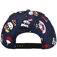 Sanrio x Naruto Limited Edition AOP Flat Bill Snapback Hat