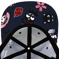 Sanrio x Naruto Limited Edition AOP Flat Bill Snapback Hat