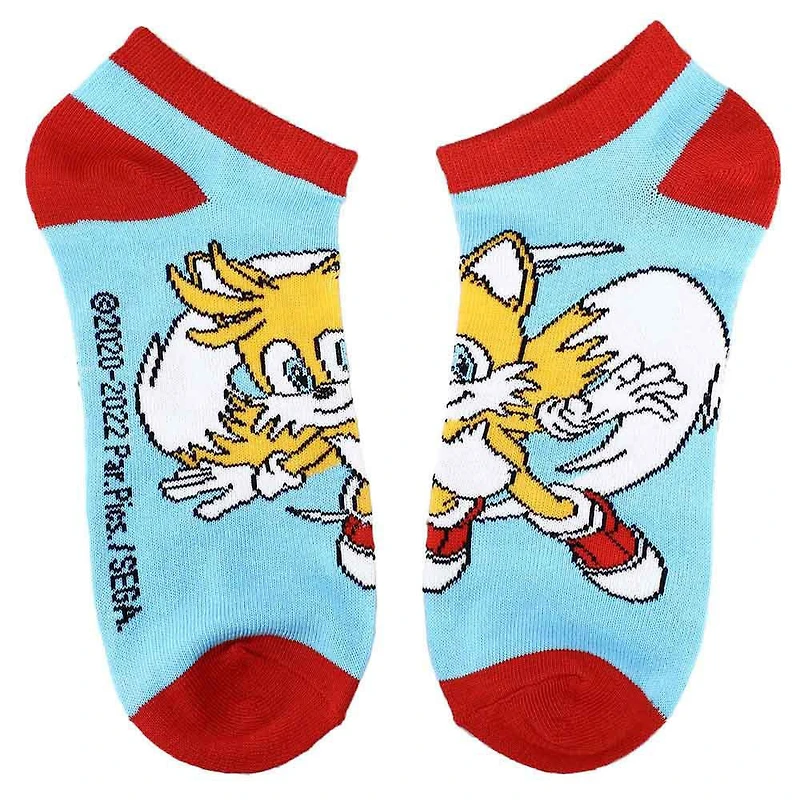 Sonic the Hedgehog 2 Logo 5 Pair Ankle Socks
