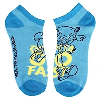 Sonic the Hedgehog 2 Logo 5 Pair Ankle Socks