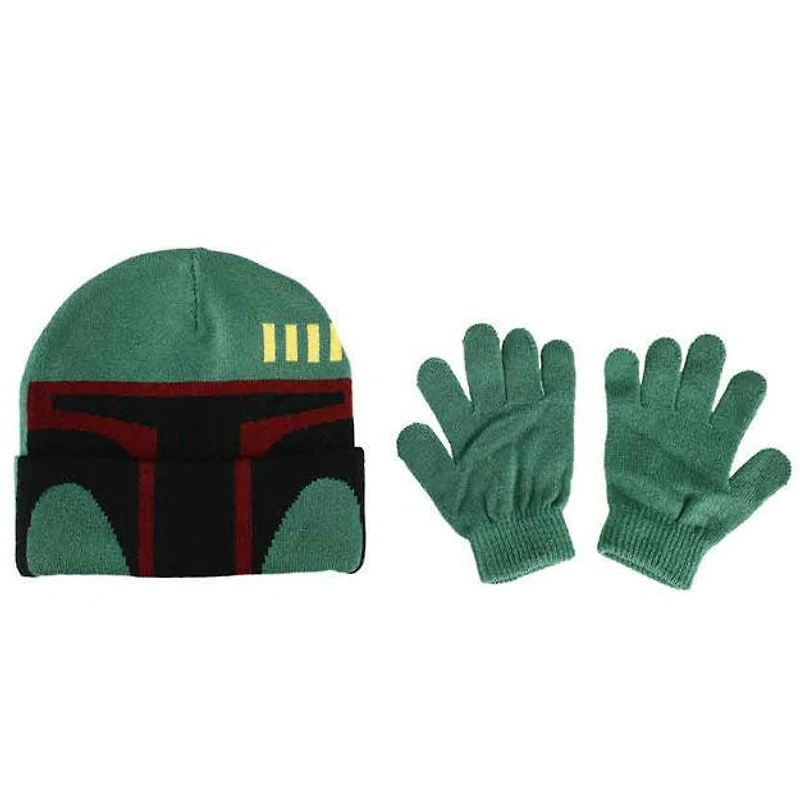 Star Wars: Boba Fett - Youth Beanie & Gloves Combo